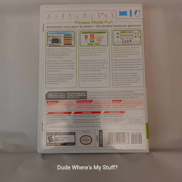 Nintendo Wii Fit Video - Work Out with Instruction Booklet - Game & Booklet ONLY - Picture 3 of 3